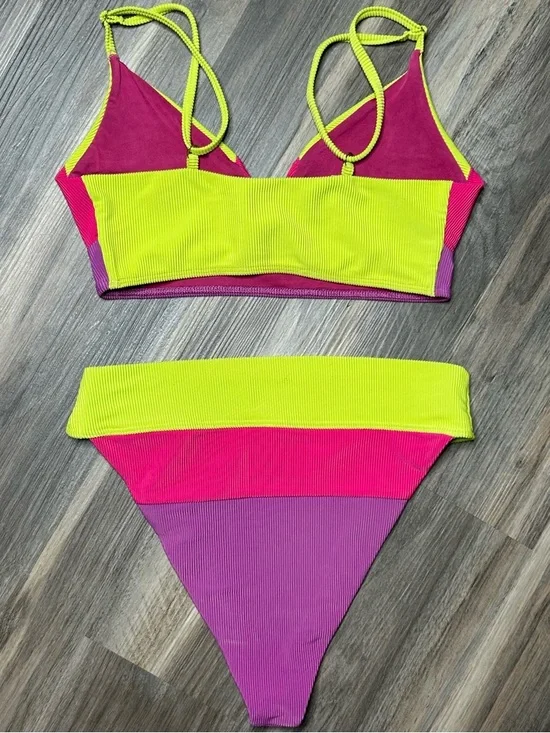 NWOT Beach Riot Ribbed Alexis Riza Bikini - Picture 5 of 16